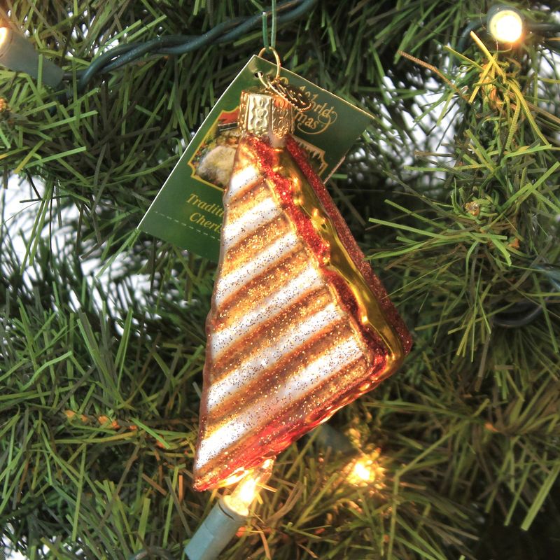 Old World Christmas 4.0" Grilled Cheese Sandwich. Ooey Gooey Cheesy  -  Tree Ornaments