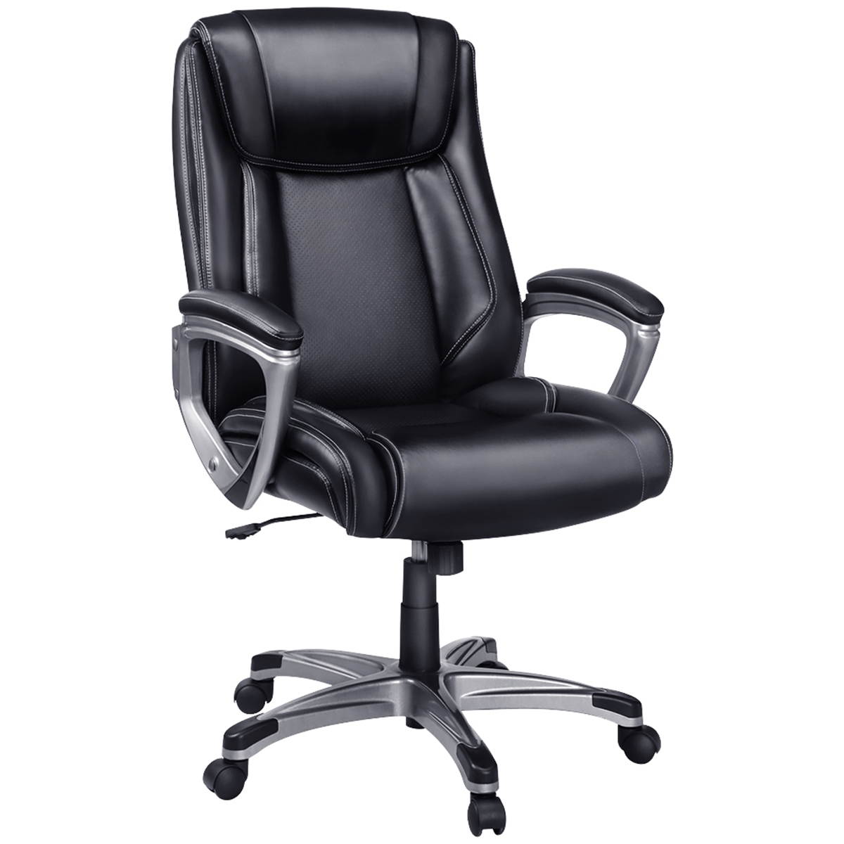 Business Leather High Back Computer Desk Executive Office Chair 360&deg; Swivel