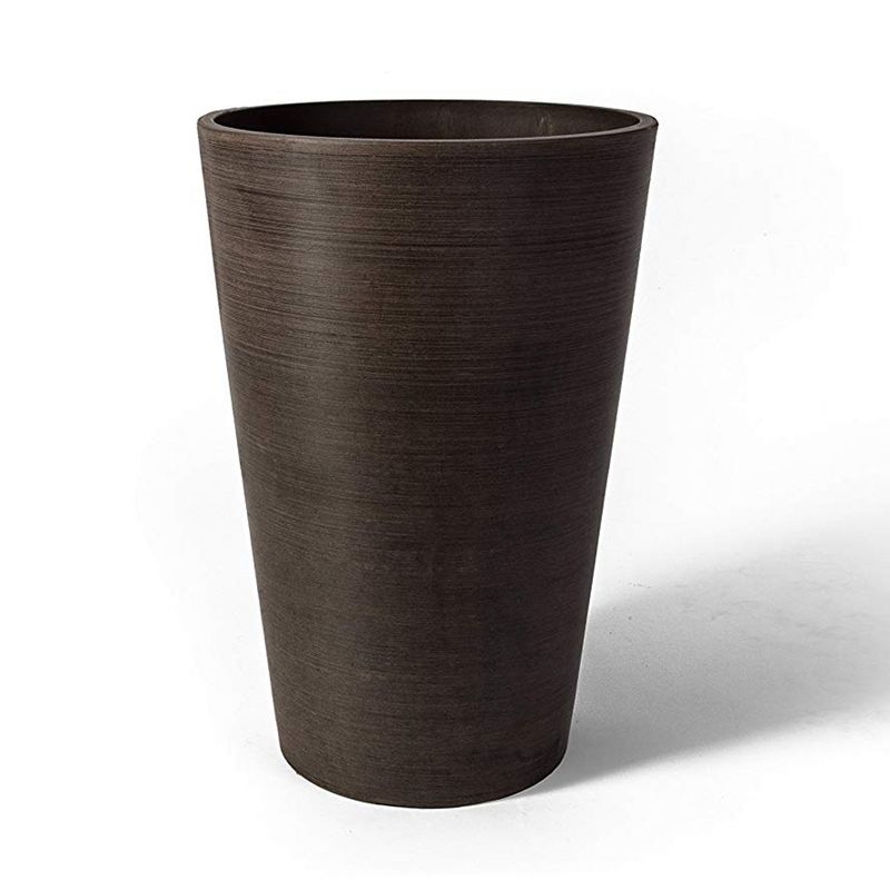 Algreen Valencia All-Natural 16.75-Inch Diameter by 24-Inch Tall Inside/Outside Decorative Planter Pot, Brown