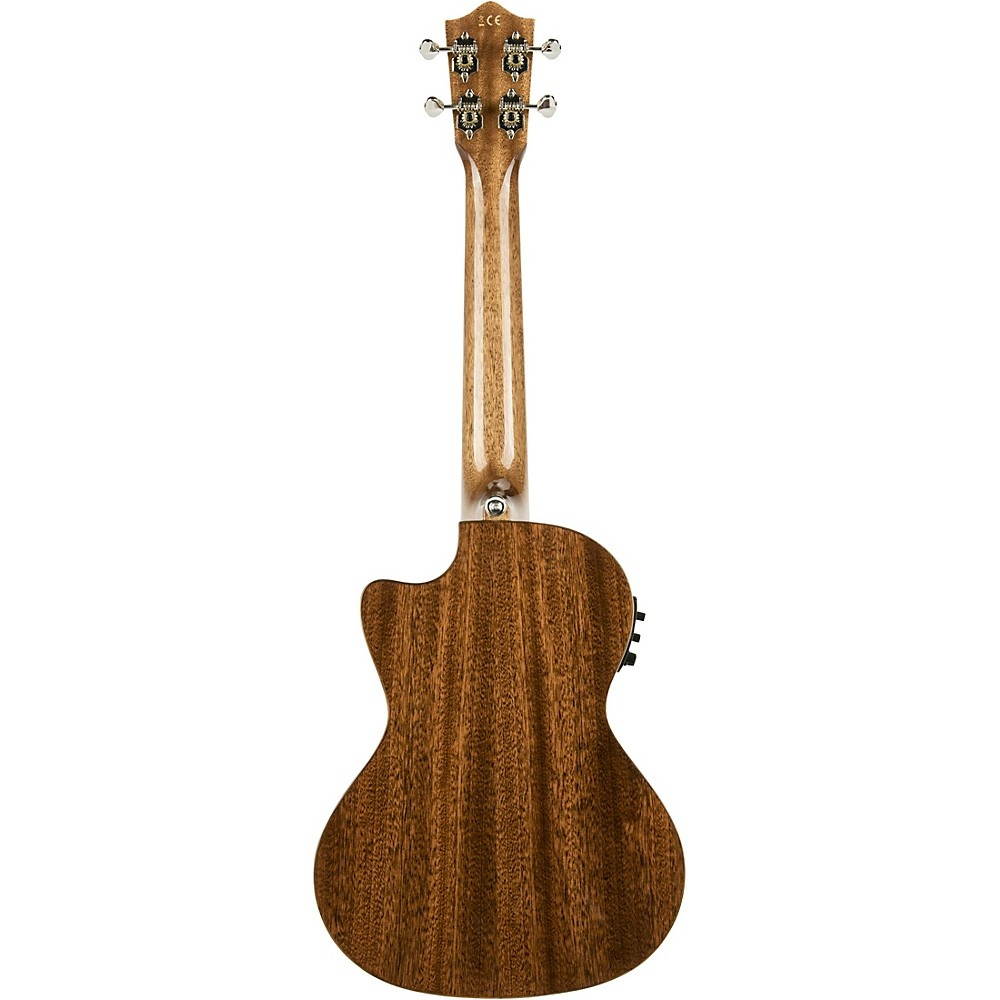 Lanikai MAS-CET All Solid Mahogany Tenor with Kula Preamp Acoustic-Electric Ukulele Mahogany