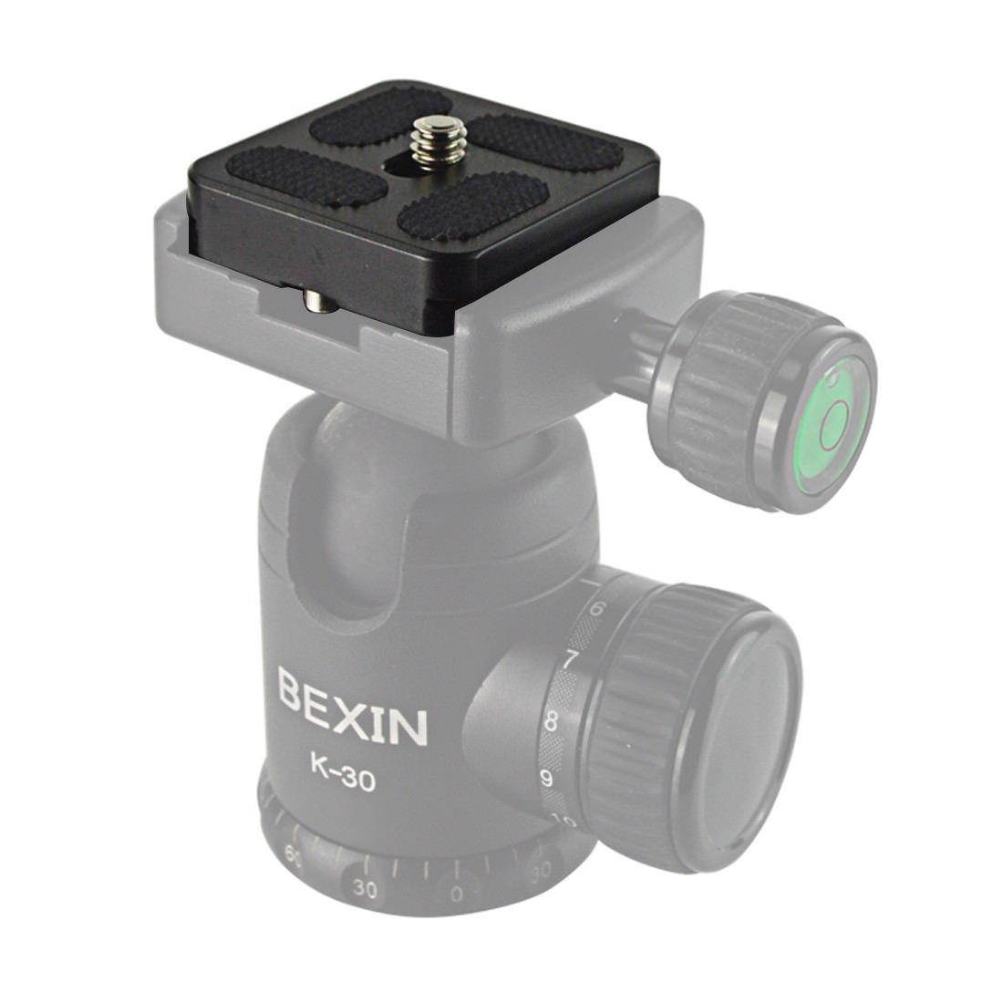 Quick Release Plate PU40 w/ B0 J0 for Camera Gimbal Tripod Ball Head Clamp 10mm