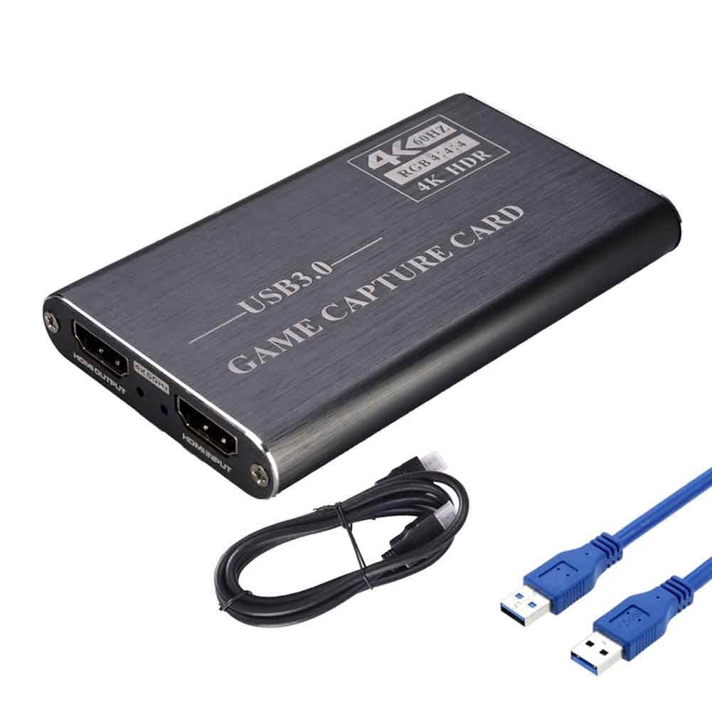 4K HDMI Game Video Capture Card USB3.0 1080P Grabber Dongle HDMI Capture Card for OBS Capturing Game Capture Card Live Streaming