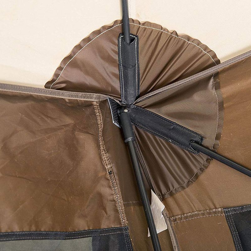 Quick-Set Excursion Pop Up 2 Room Outdoor Camping Gazebo Canopy Screen Shelter