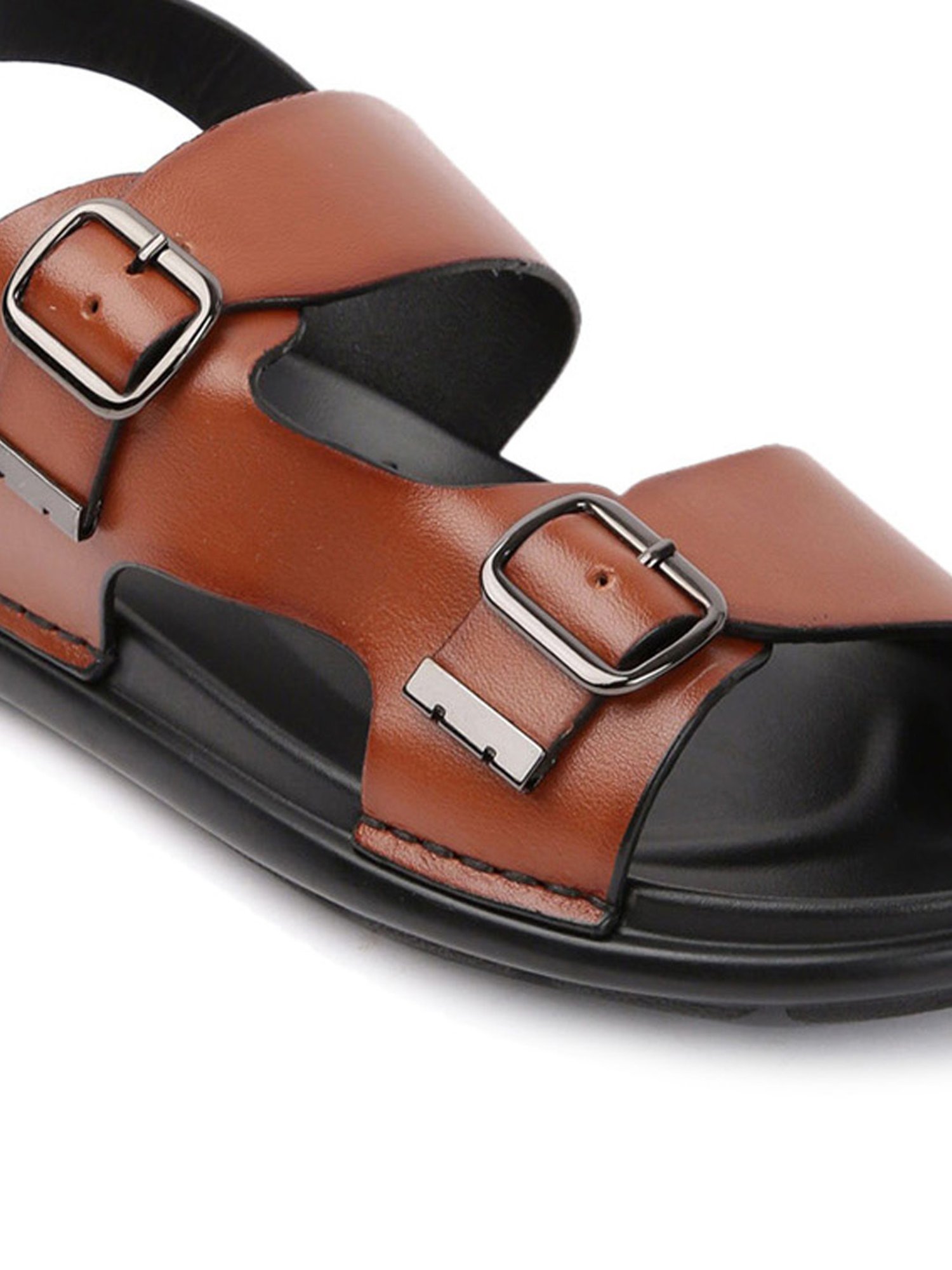 Gabicci Men's Trans-G Tan Back Strap Sandals