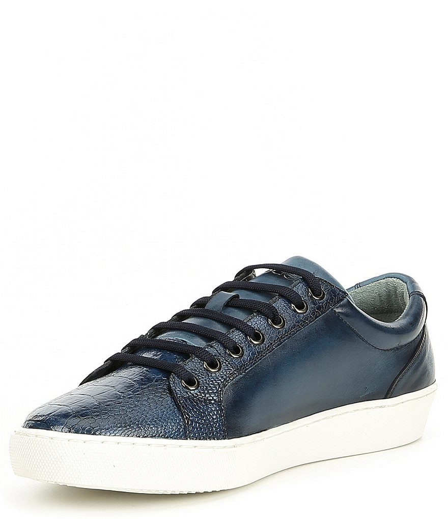 Belvedere Men's Anthony Leather Lace-Up Sneakers