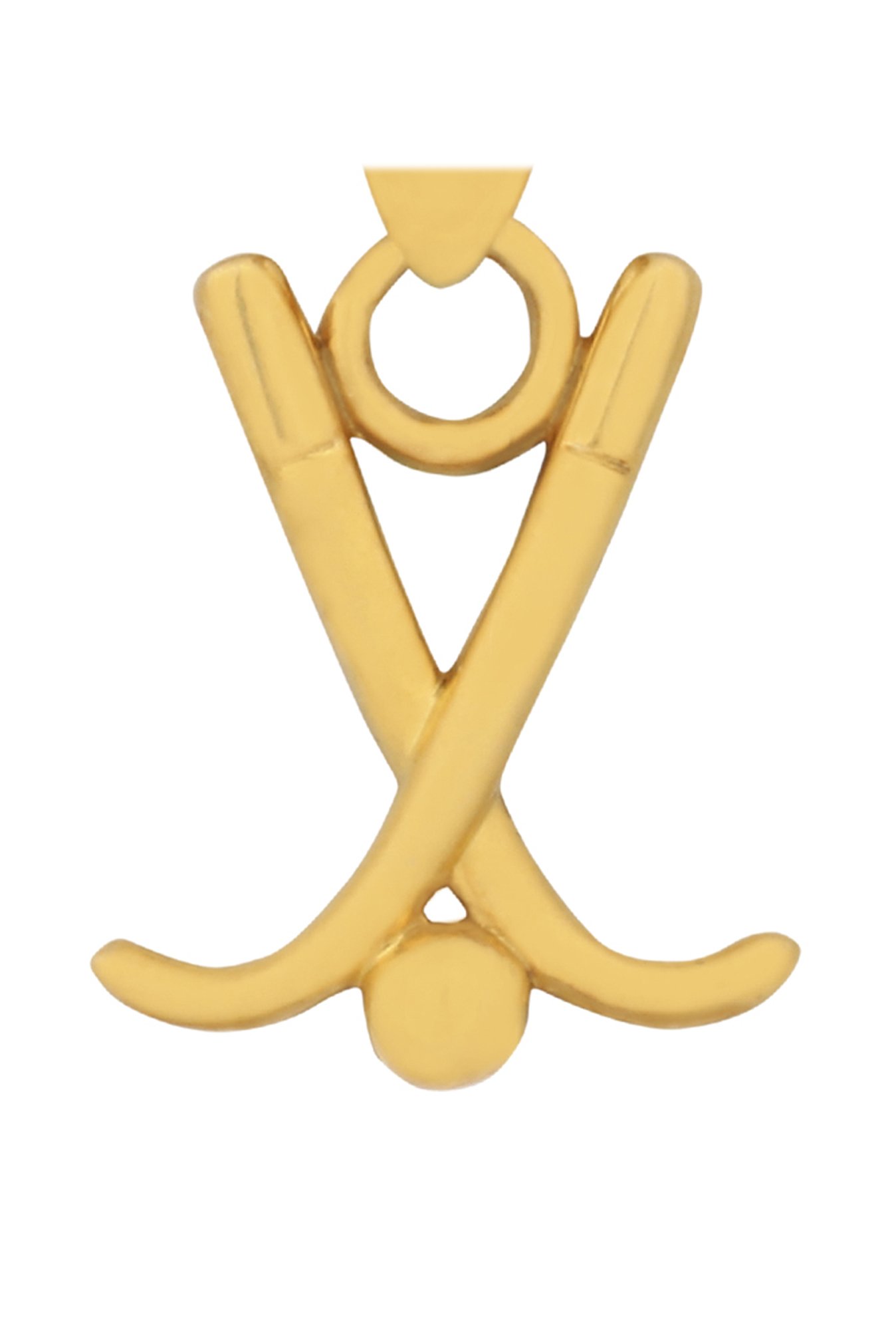 PC Jeweller Hockey 22 kt Gold Pendant without Chain
