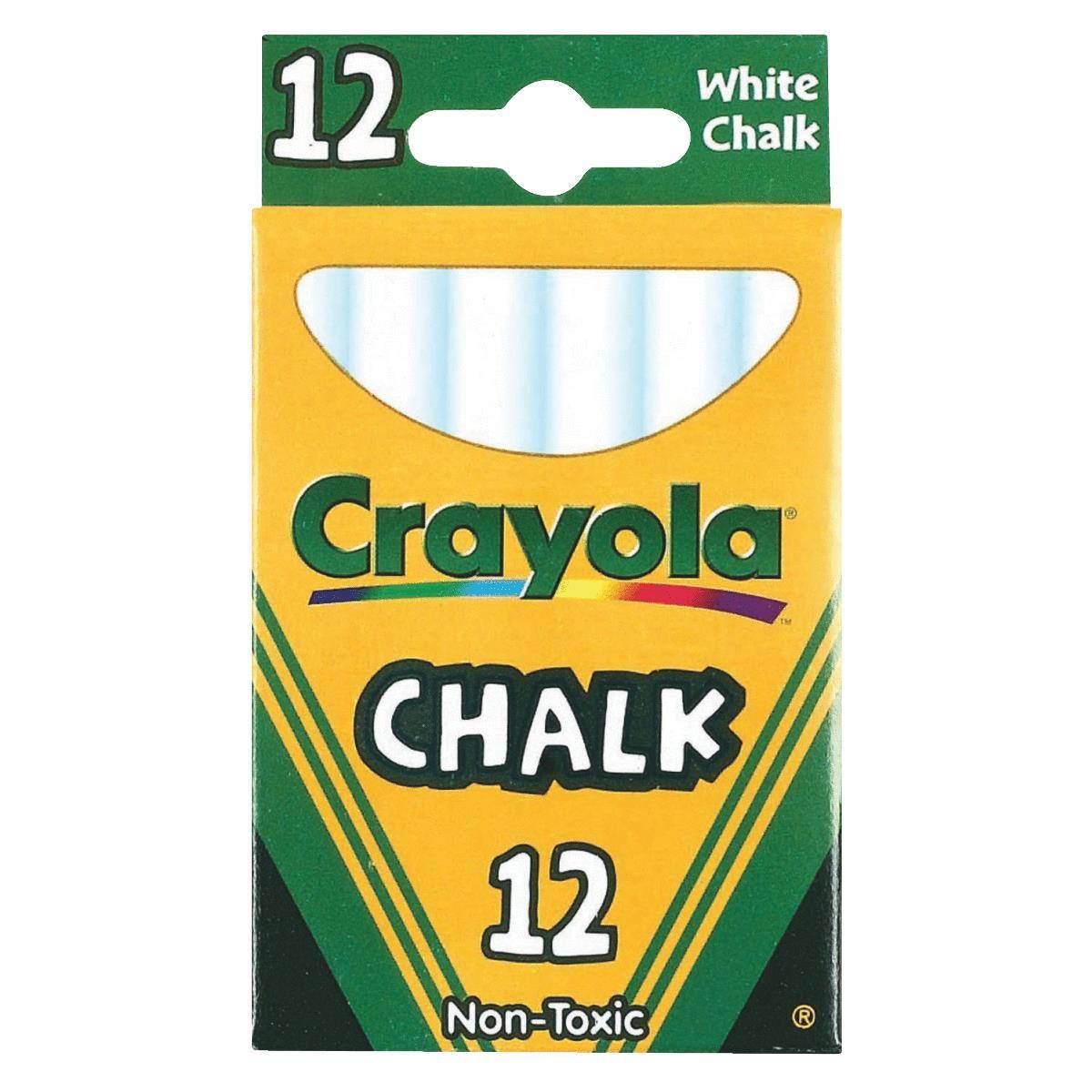 Crayola Children's Chalk in White - 12 Count