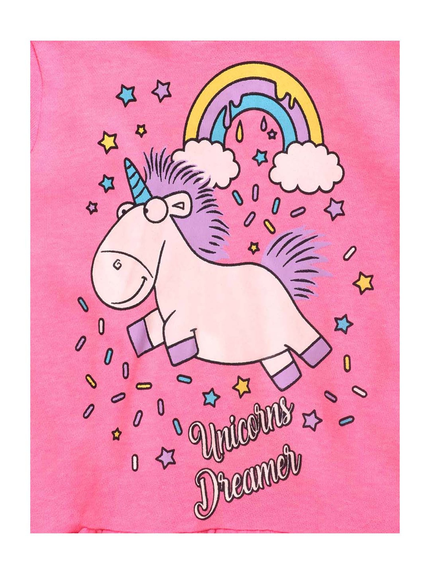 Lazy Shark Kids Pink Printed Hoodie