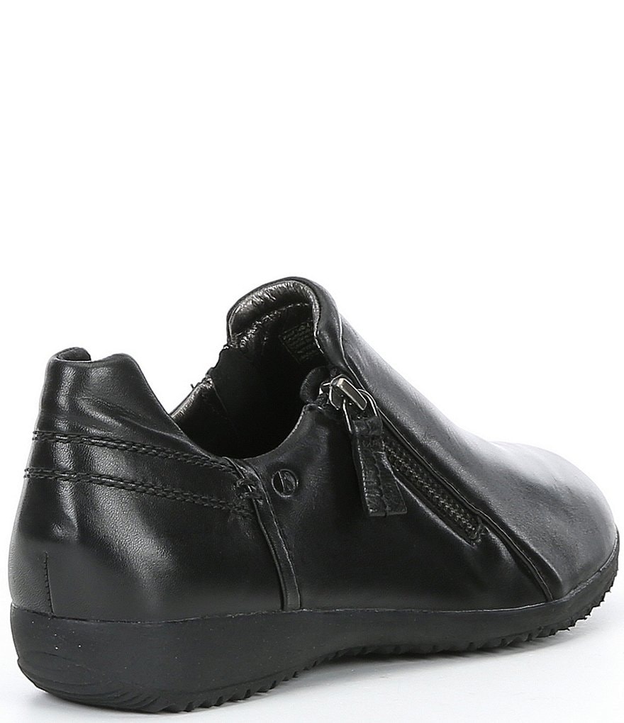 Josef Seibel Naly 32 Leather Zip Slip On Flats