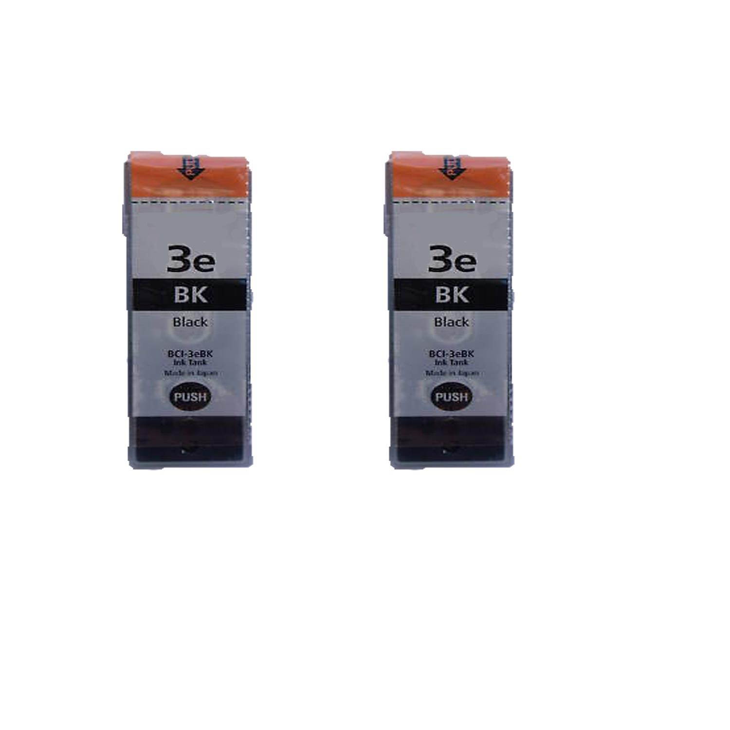 Compatible New York Toner 2 Pack Of Canon-Type3BK Inkjet Cartridge - Black