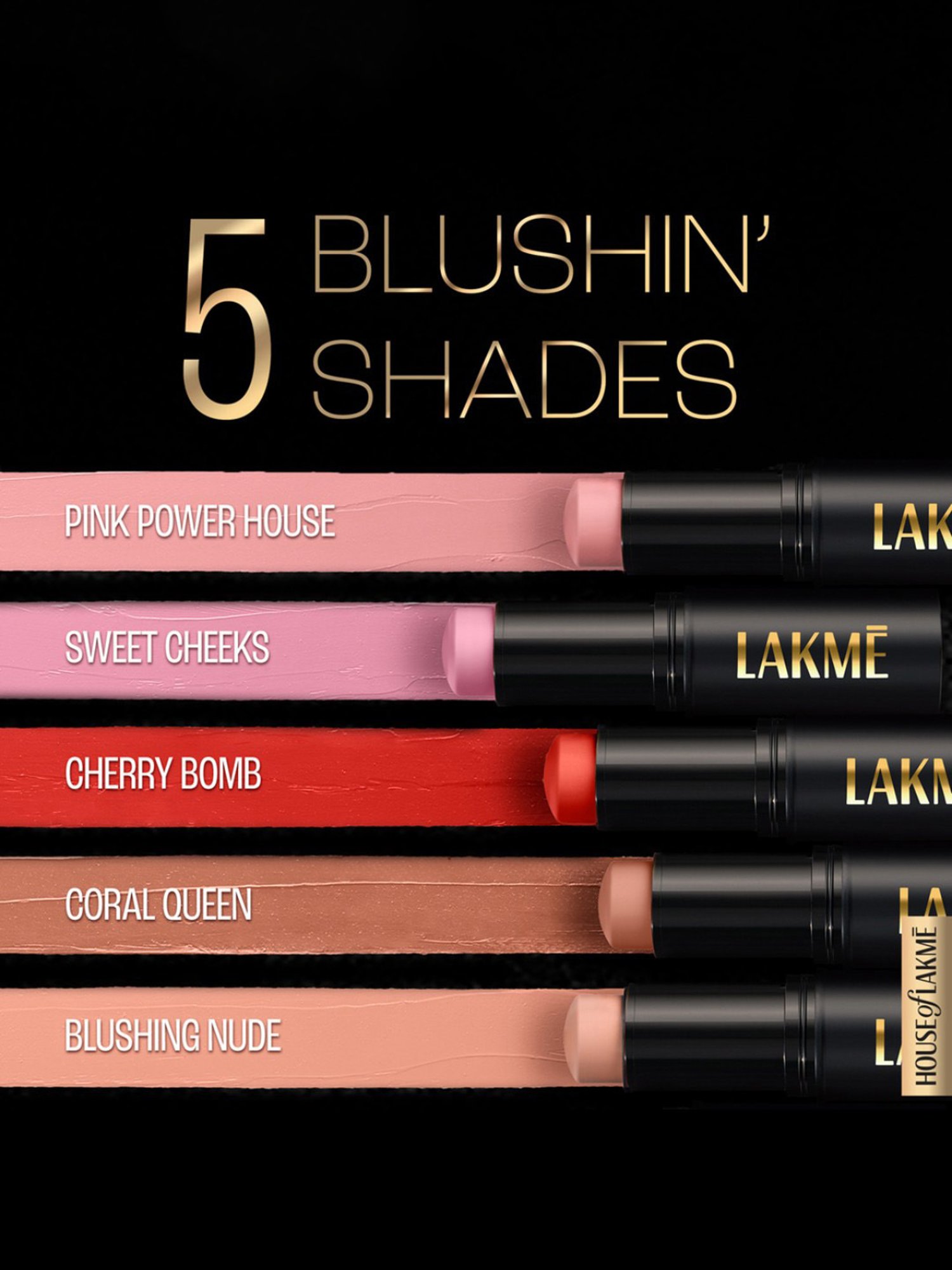 Lakme Facelift Multislayer Blush Stick Pink Powerhouse - 13 gm