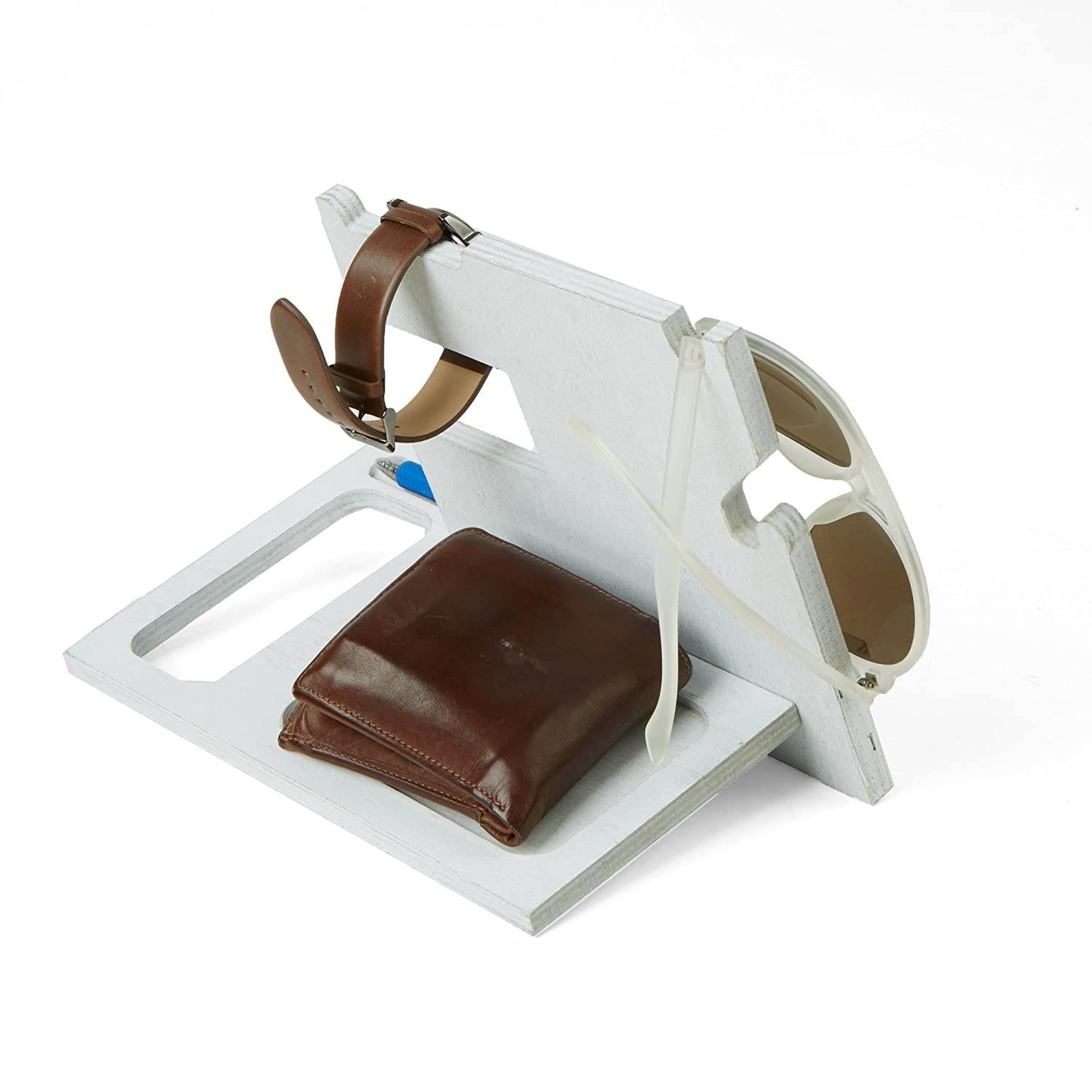 Mind Reader Phone Stand, Tablet Stand, Holder for Smartphone, Tablet, iPhone, Galaxy Note, iPad Mini Accessory Stand, Gray