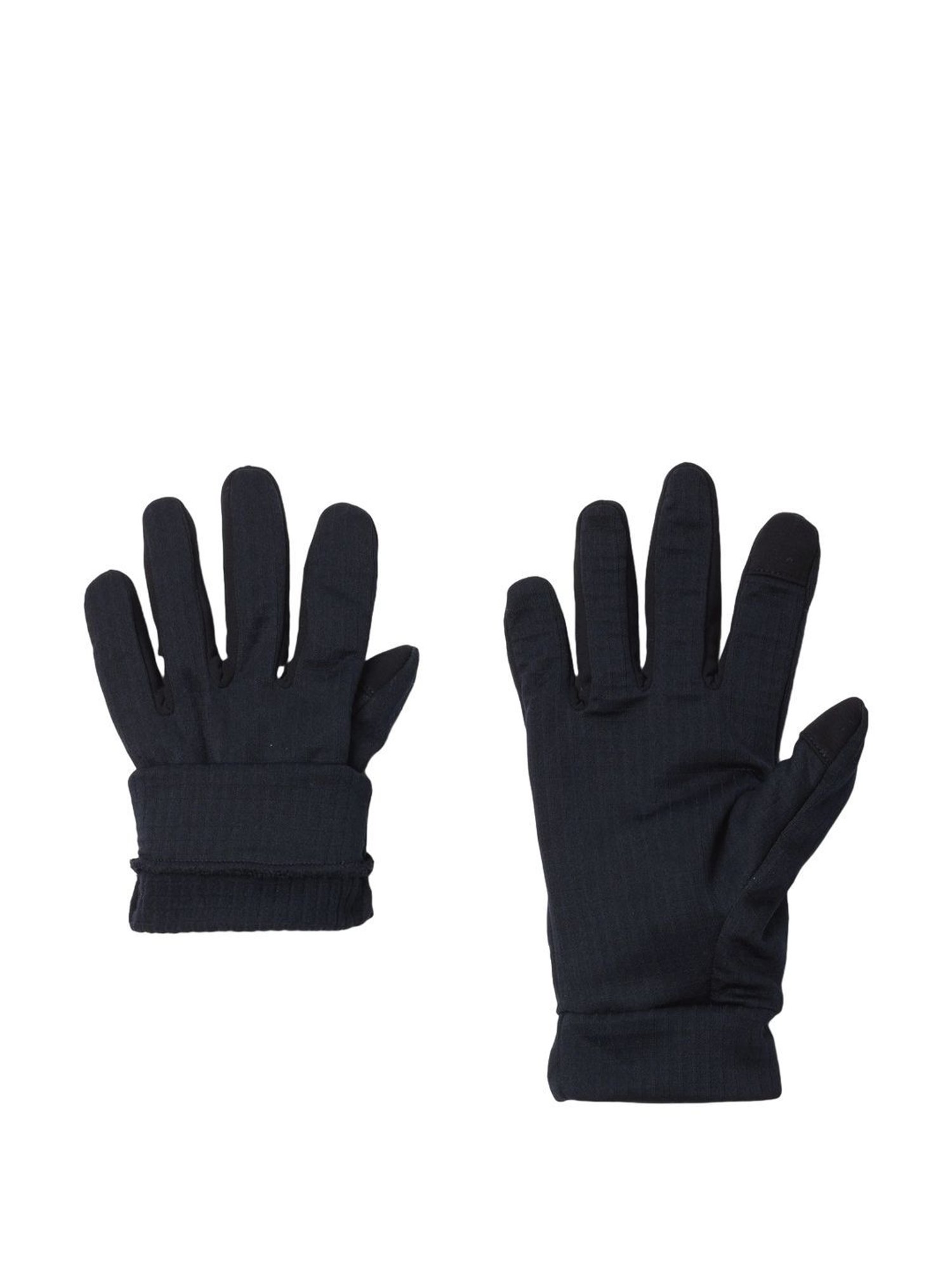 Royal Enfield Black Leather Solid Gloves