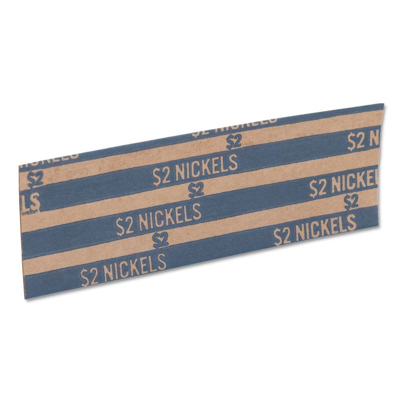 Coin-Tainer Flat Coin Wrappers Nickels $2 1000 Wrappers/Box 30005