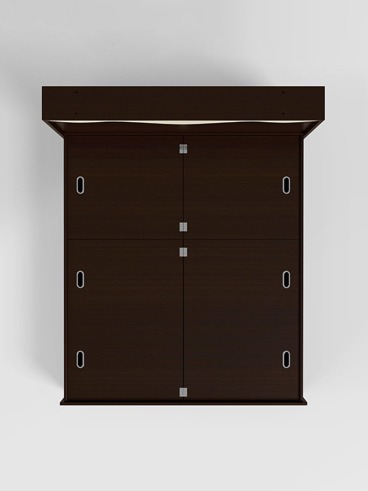 Nilkamal Riva Black Engineered Wood King Size Bed with Storage