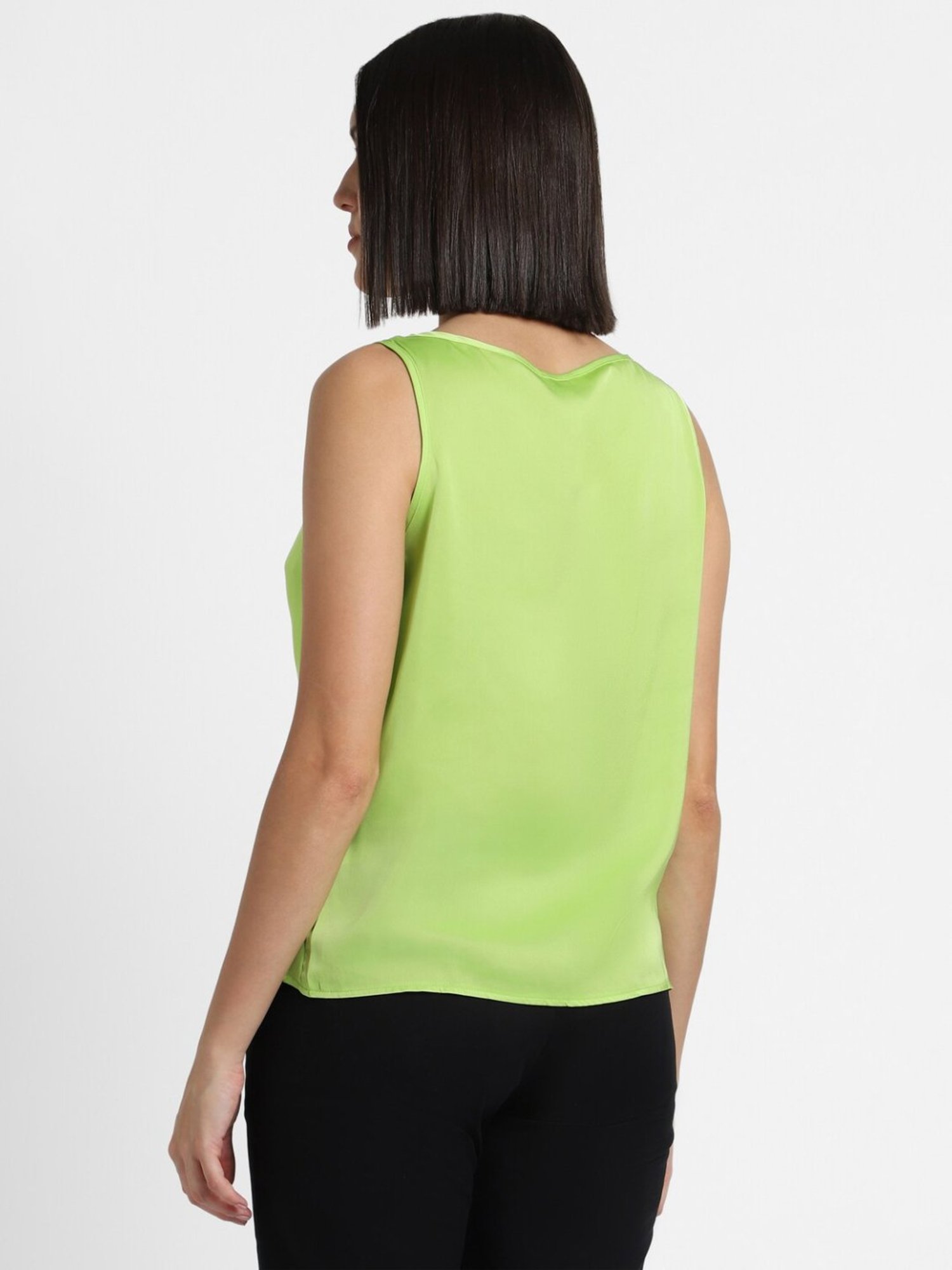 Allen Solly Green Regular Fit Top