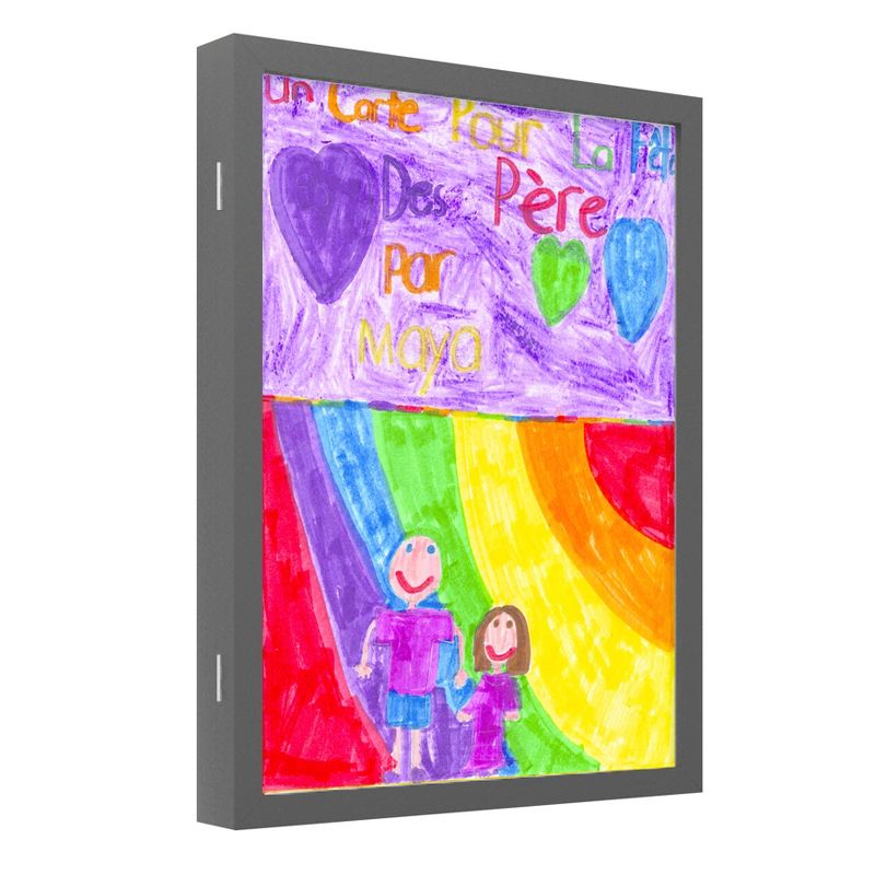 8.5" x 11" Loft by Umbra Kids' Art Display & Storage - Black