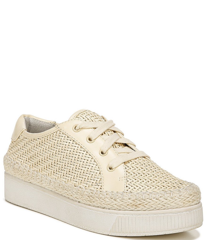 Franco Sarto Hyria Woven Lace-Up Platform Sneakers