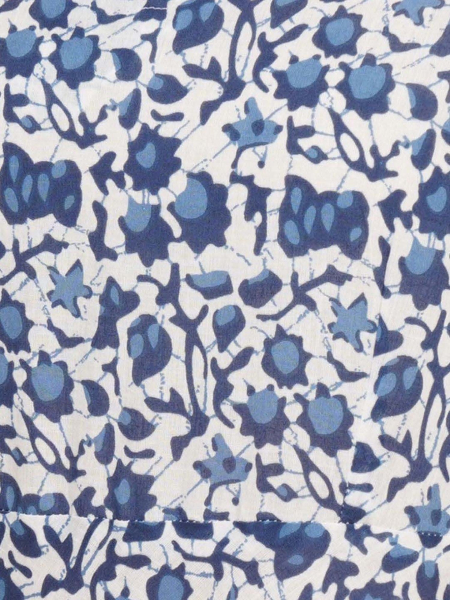 Odette Blue Printed Kurta & Pant Set with Dupatta