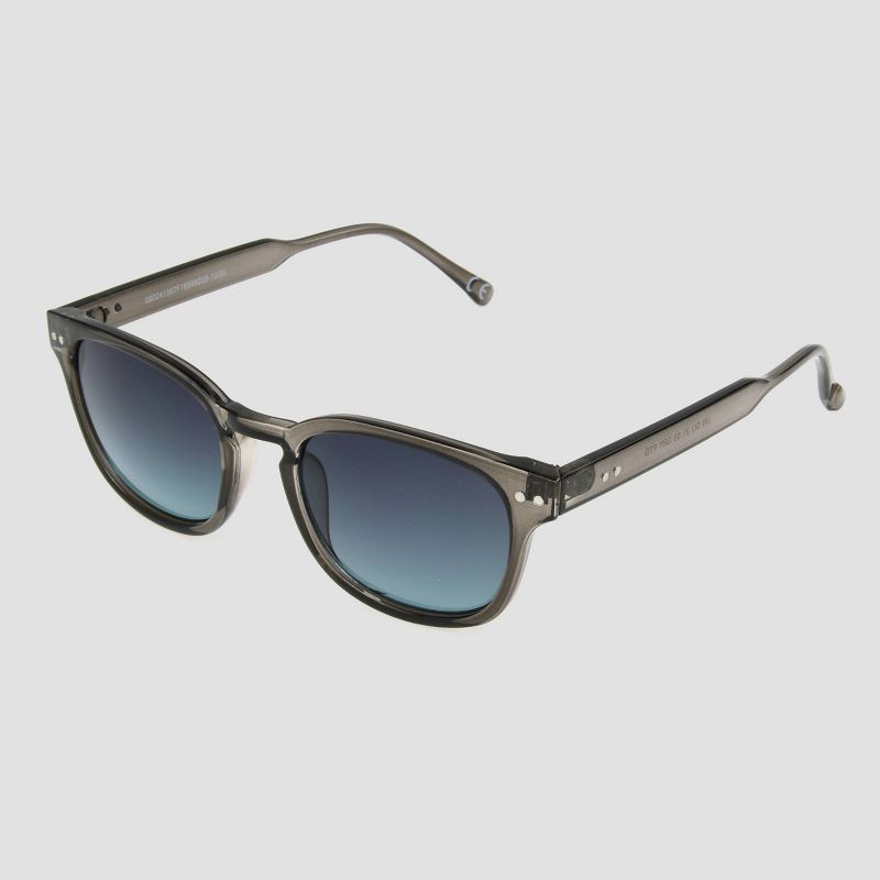 Men's Square Trend Sunglasses with Gradient Lenses - Original Use™ Gray