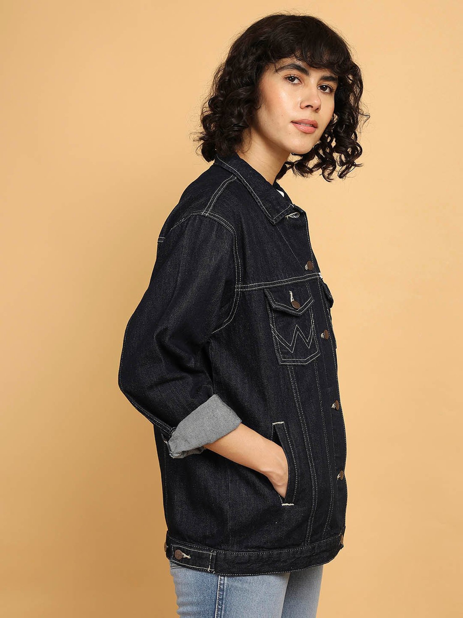 Wrangler Black Denim Jacket