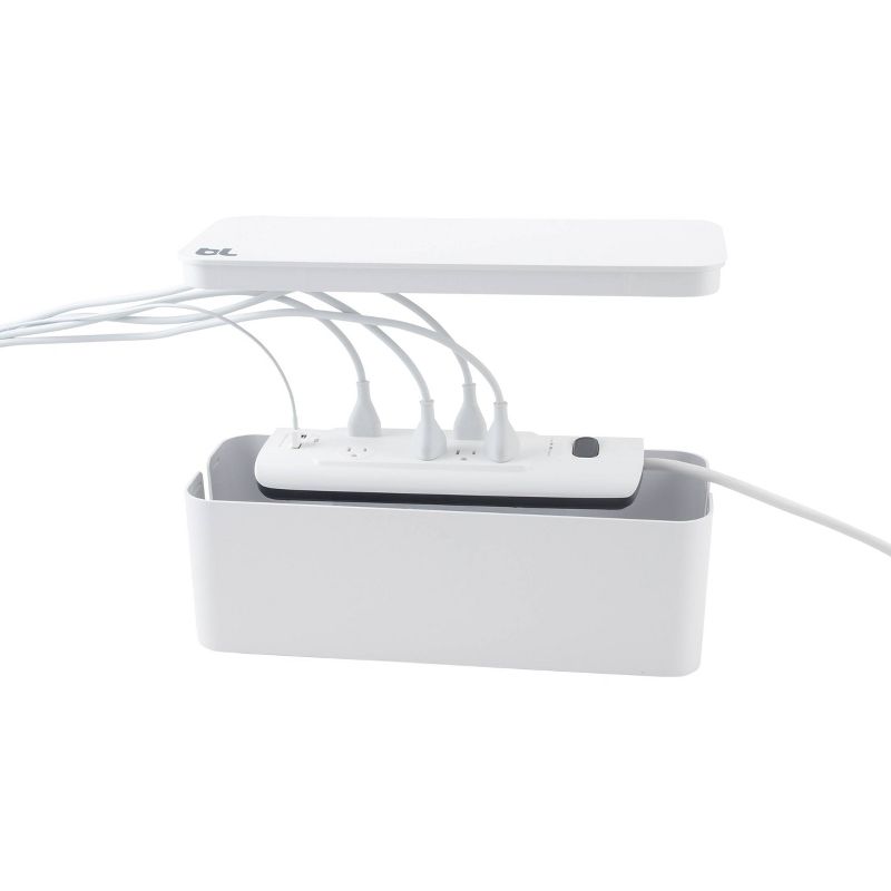CableBox Flame Retardant Cable Organizer White - BlueLounge