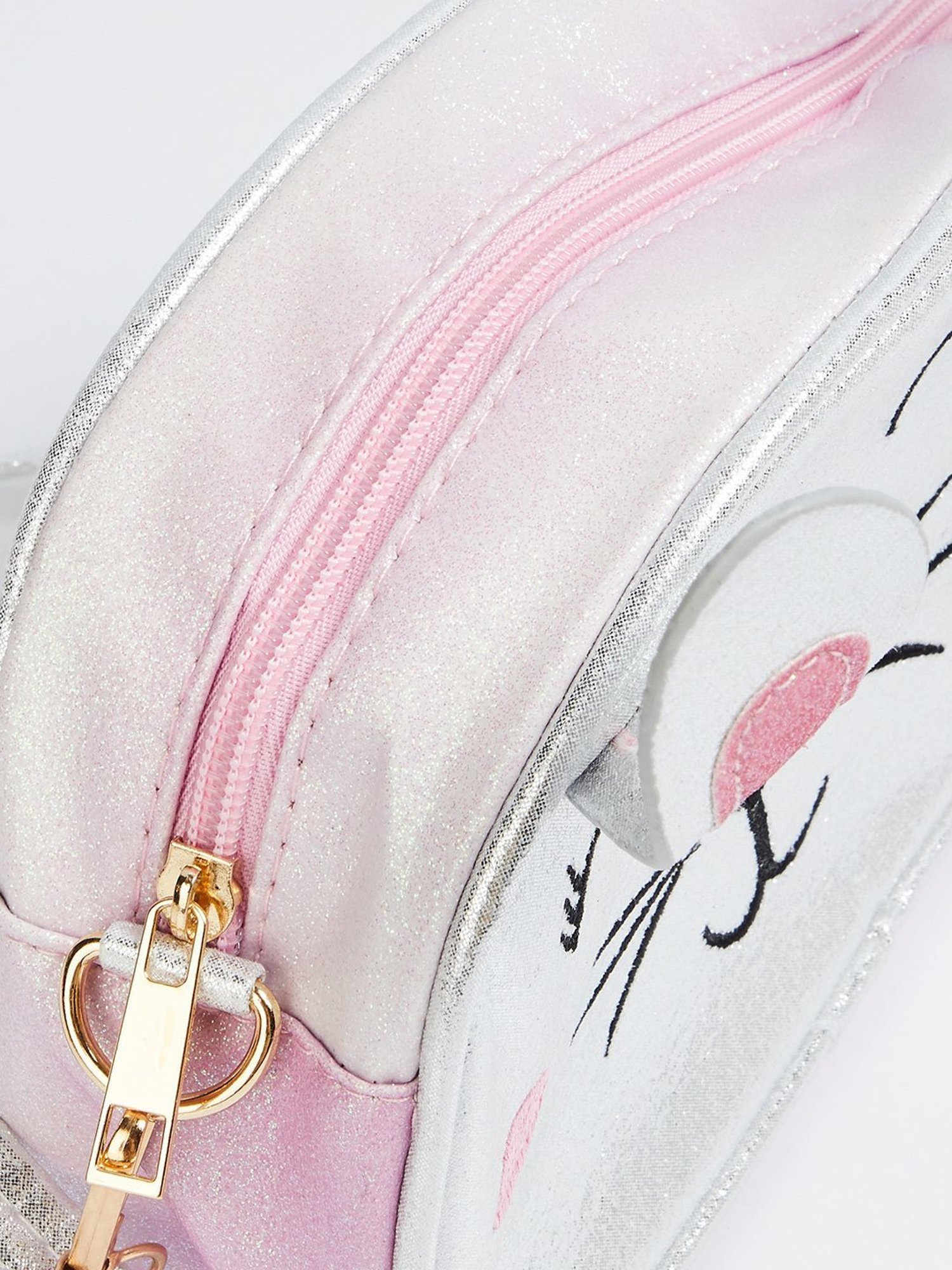 Ginger by Lifestyle Silver Shimmer Cross Body Bag