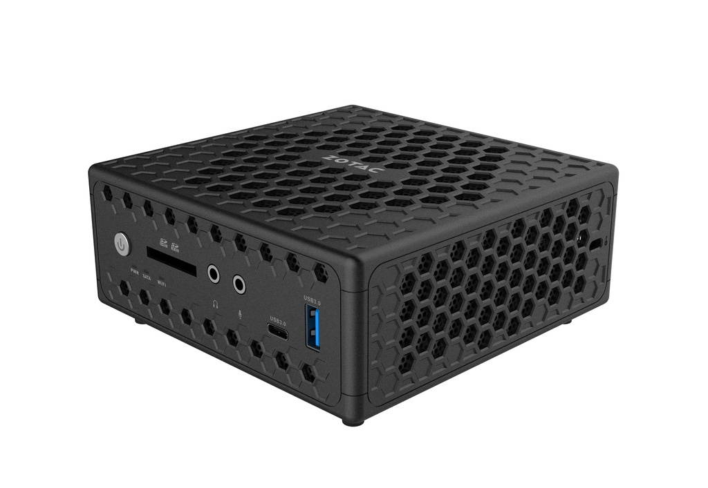 ZOTAC ZBOX CI329 nano Home and Business Desktop Mini (Intel Celeron N4100 4-Core, 4GB RAM, 120GB SATA SSD, Intel UHD 600, Wifi, Bluetooth, 3xUSB 3.0, 1xHDMI, 1 Display Port (DP), SD Card, Win 10 Pro)