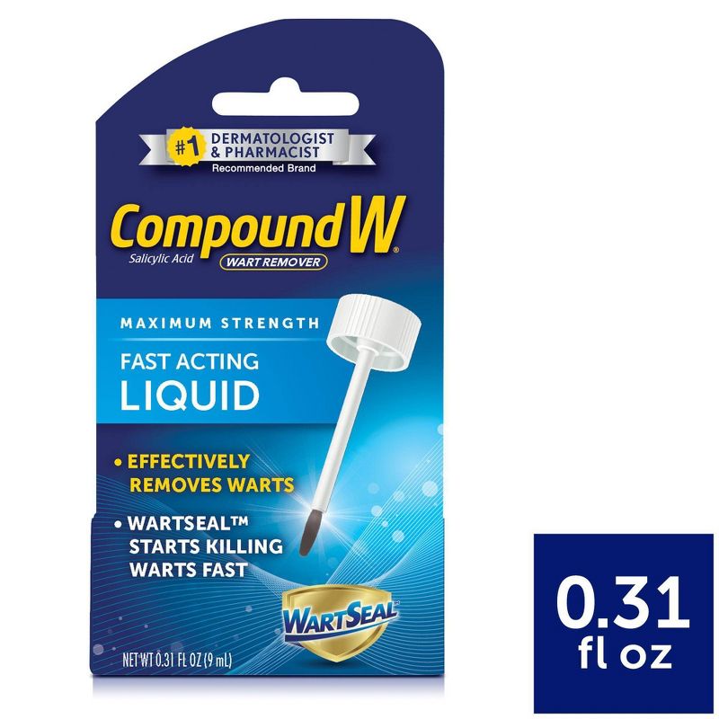 Compound W Maximum Strength Fast Acting Liquid Wart Remover - 0.31 fl oz