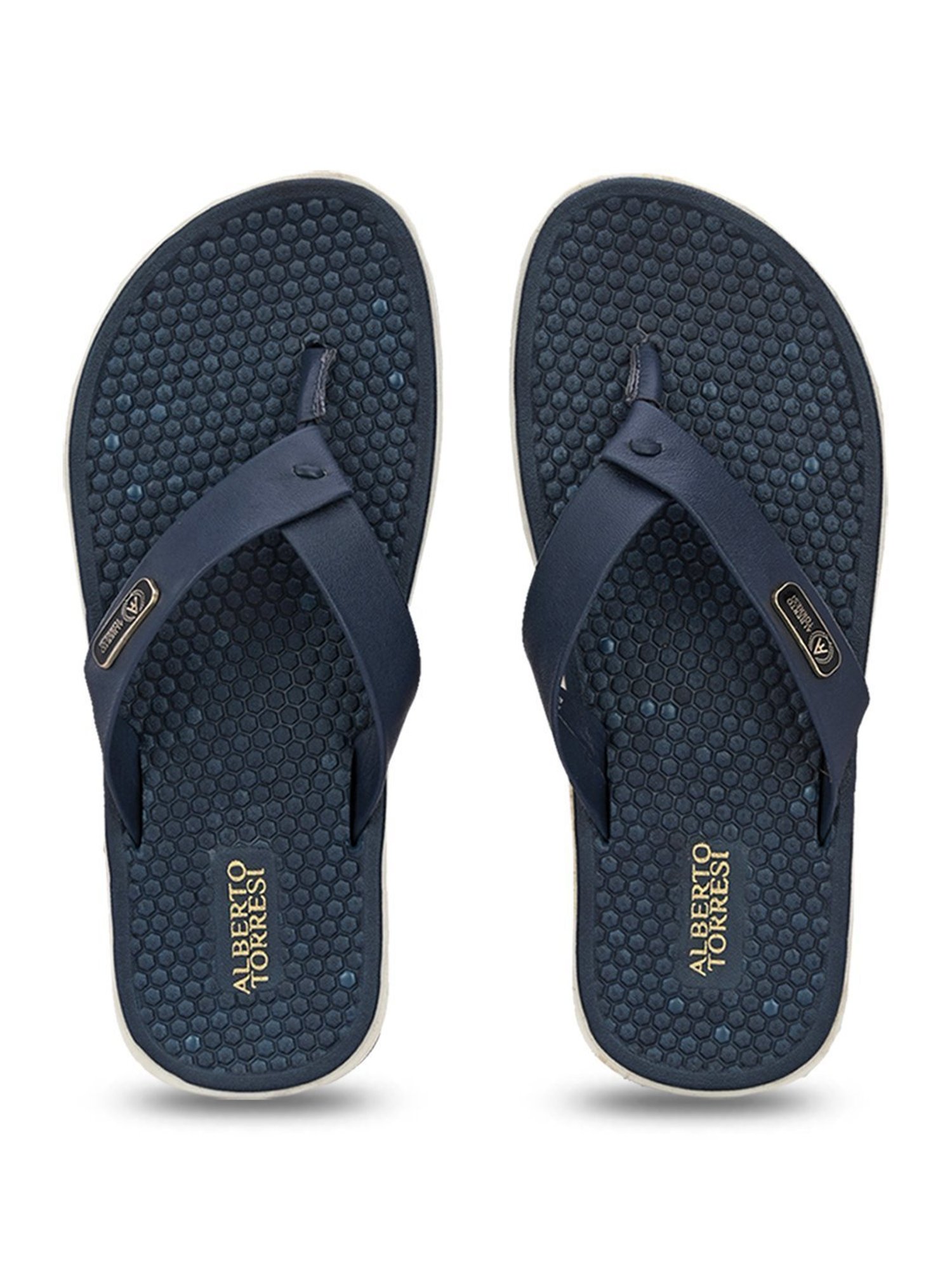 Alberto Torresi Men's Blue Thong Sandals