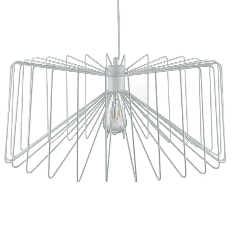 10" Ferdin Pendant Light White - Aiden Lane