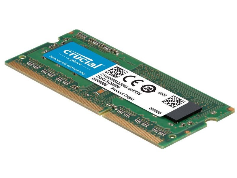 Crucial 4GB 204-Pin DDR3 SO-DIMM DDR3L 1600 (PC3L 12800) Laptop Memory Model CT51264BF160B