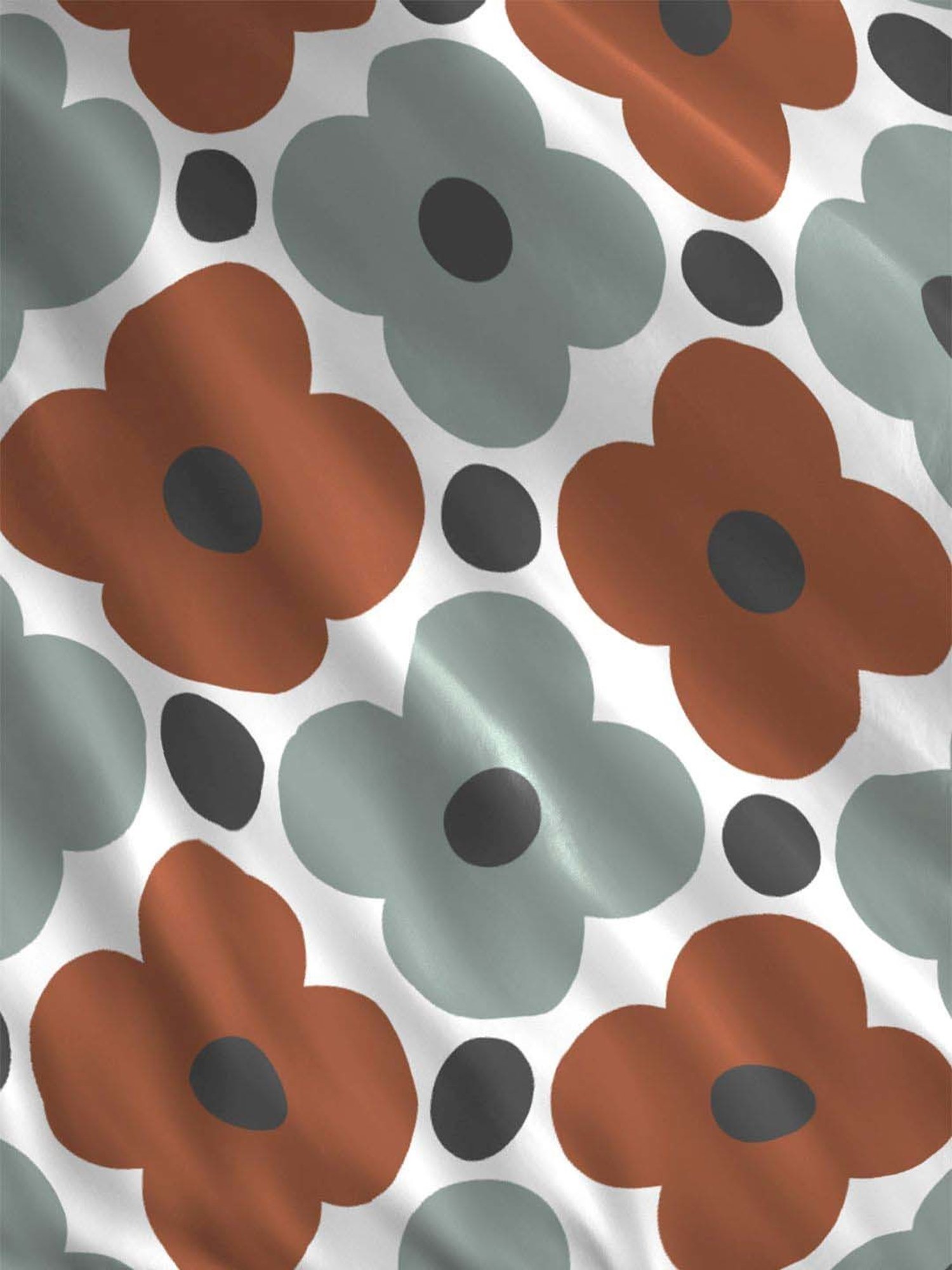 Layers Turin Brown & Grey Cotton 104 TC Single Size Bed Sheet with Pillow Cover