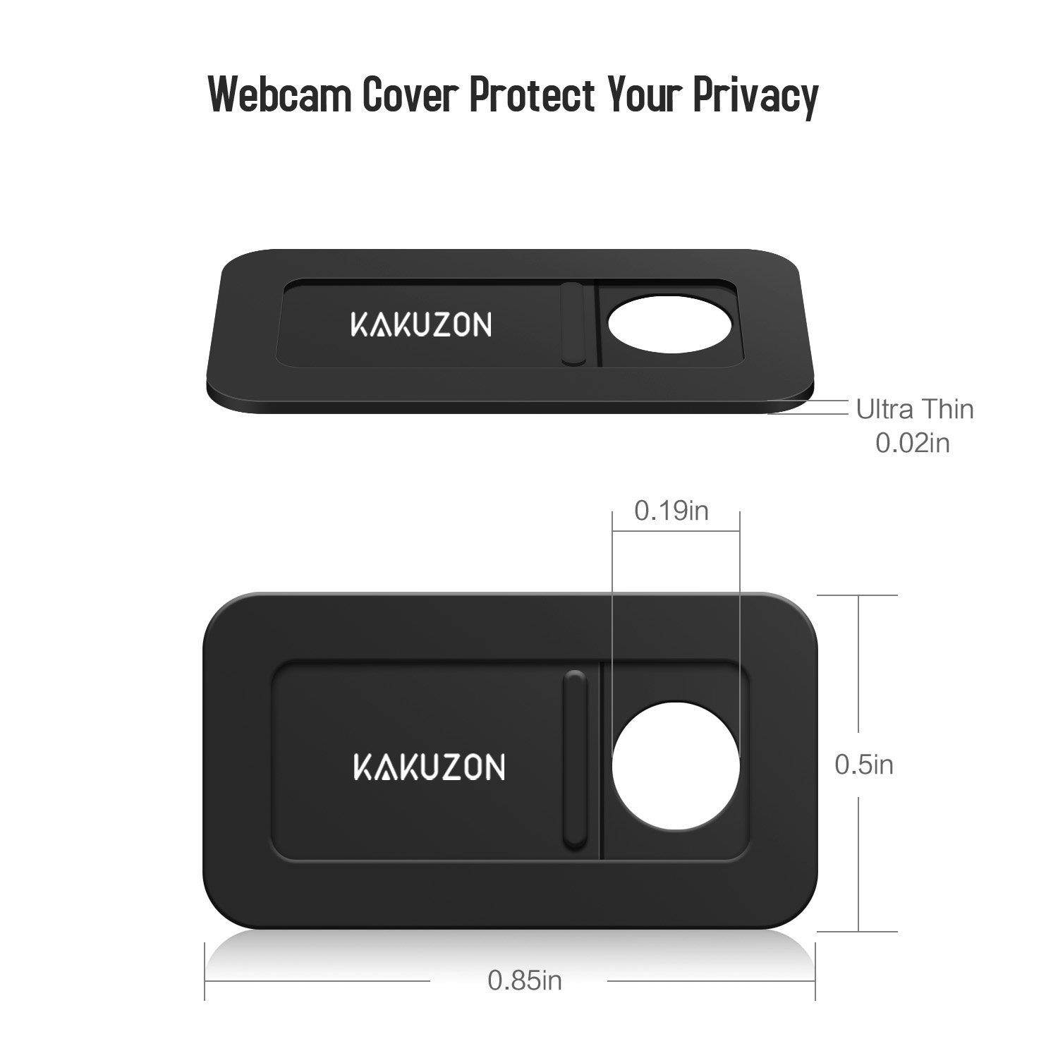 Webcam Cover Slide, Laptop Camera Cover Ultra Thin 0.7mm for Laptops Mac MacBook PC Smartphone Tablets - 1pack