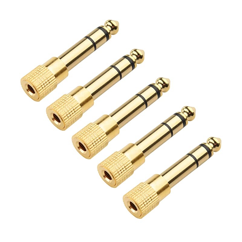 5Pack 14 to 18 Headphone Adapter