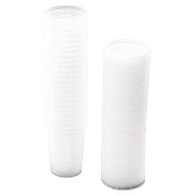 DELItainer Microwavable Combo, 32 oz, 4 .55" Diameter x 5.55"h, Clear, 240/Carton