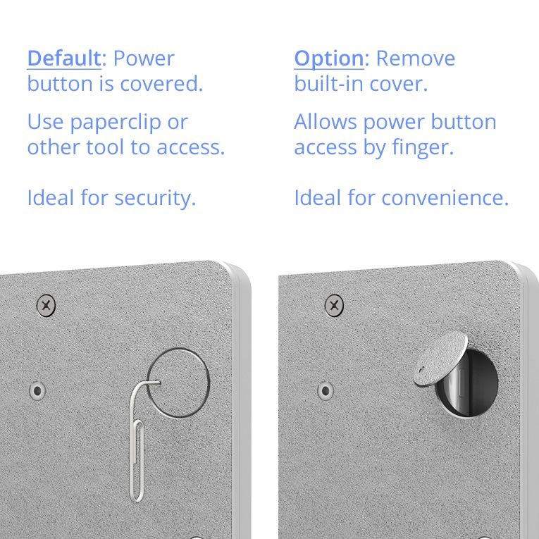 VidaMount Light Grey Home Button Covered Enclosure and Tilting VESA Slim Wall Mount [Bundle] compatible with iPad Pro 12.9" (1st/2nd Gen)