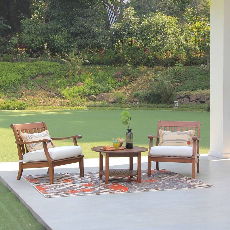 Sopra Wood Patio Coffee Table - Cambridge Casual