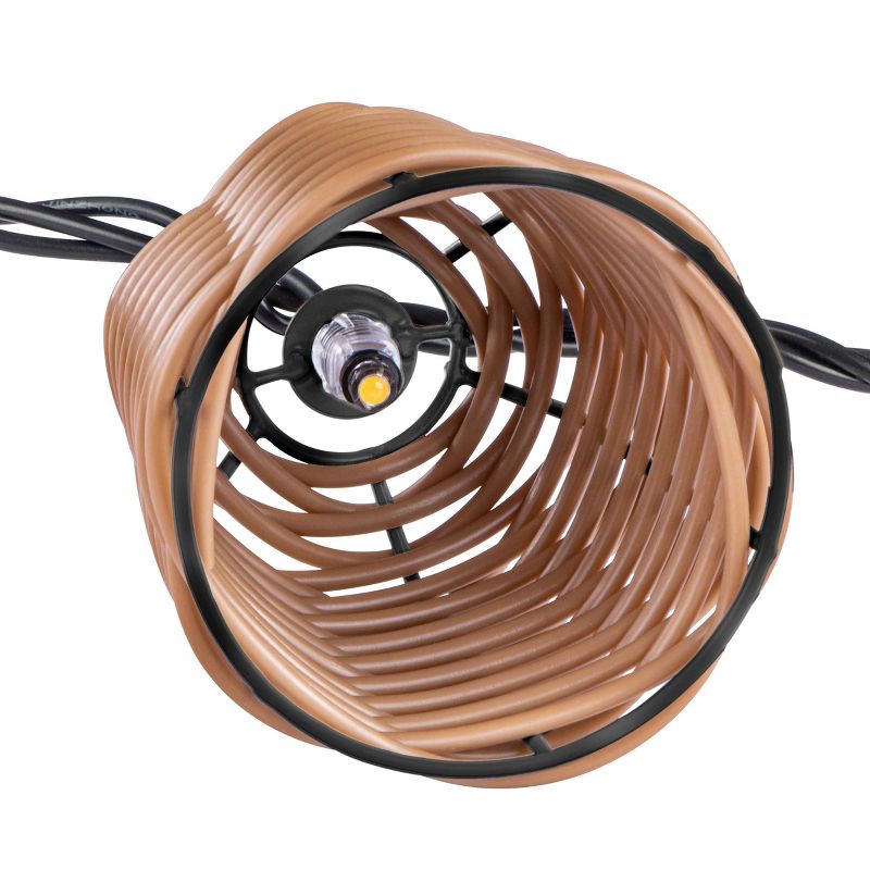 11.5' Plug-In Decor LED String Light Rattan - Sterno Home