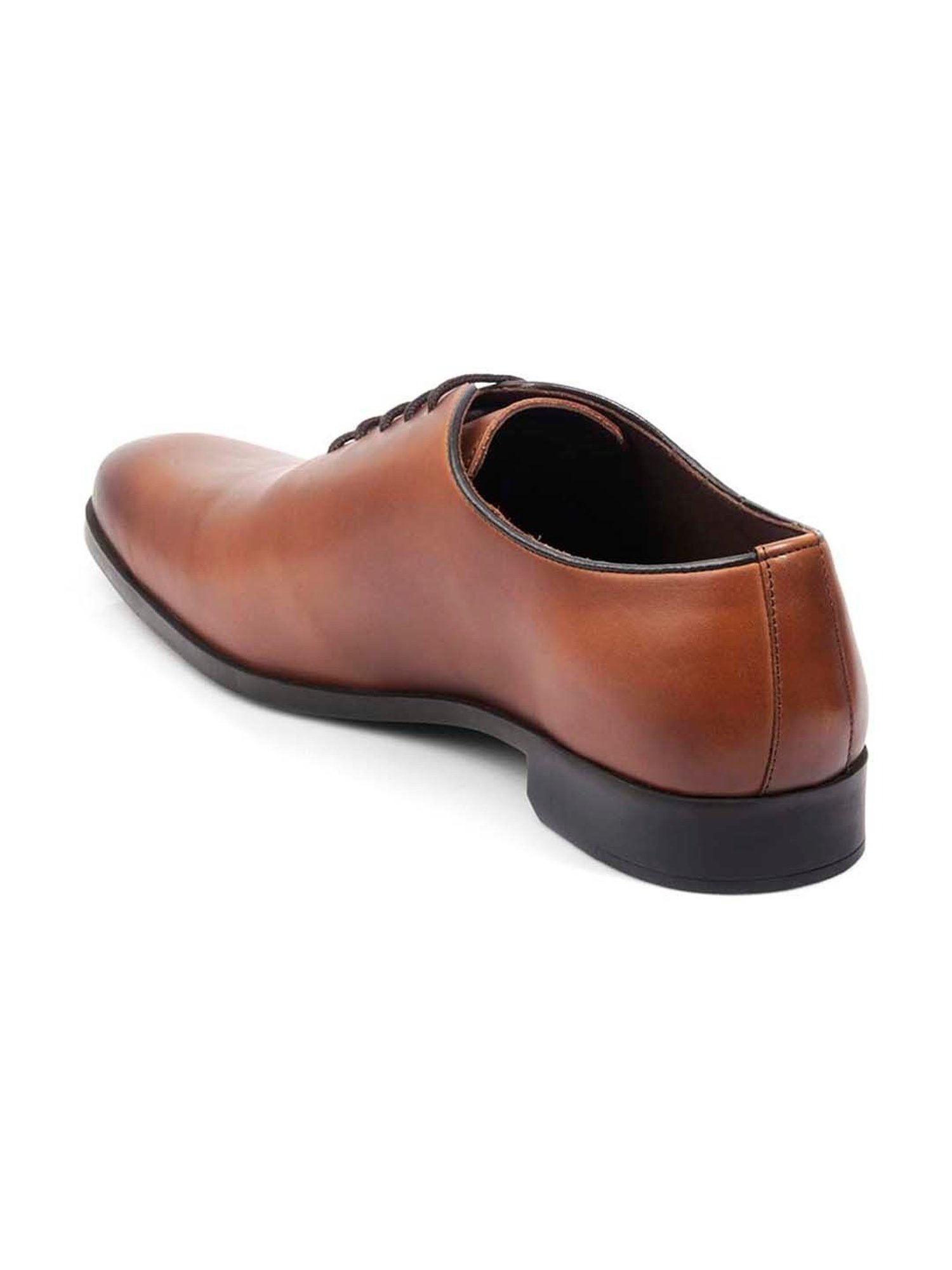 ID Men's Tan Oxford Shoes