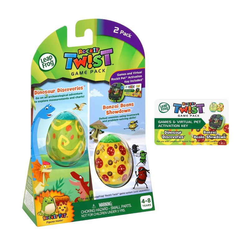 LeapFrog RockIt Twist 2pk: Dinosaur Discoveries and Banzai Beans Showdown