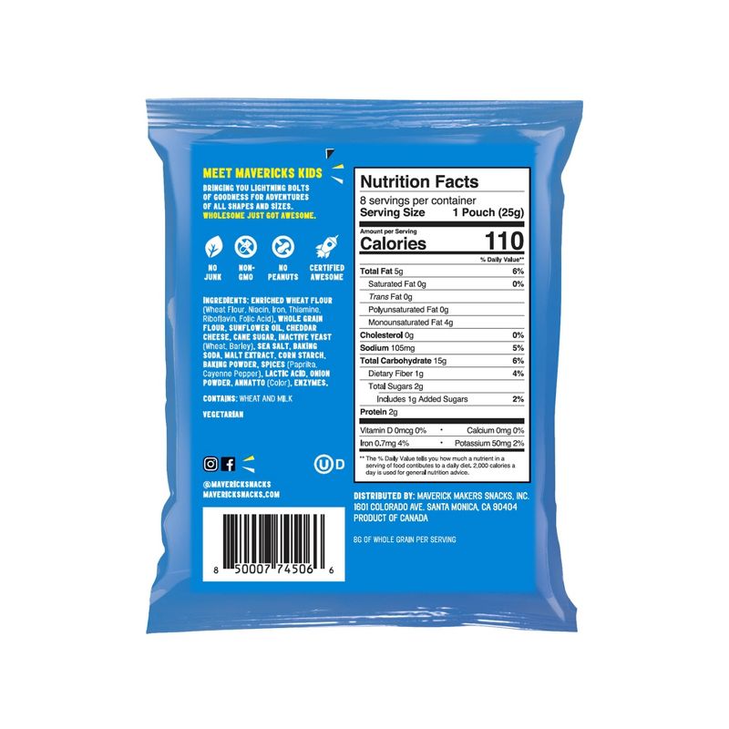 Mavericks Snacks Easy Cheesy -25g