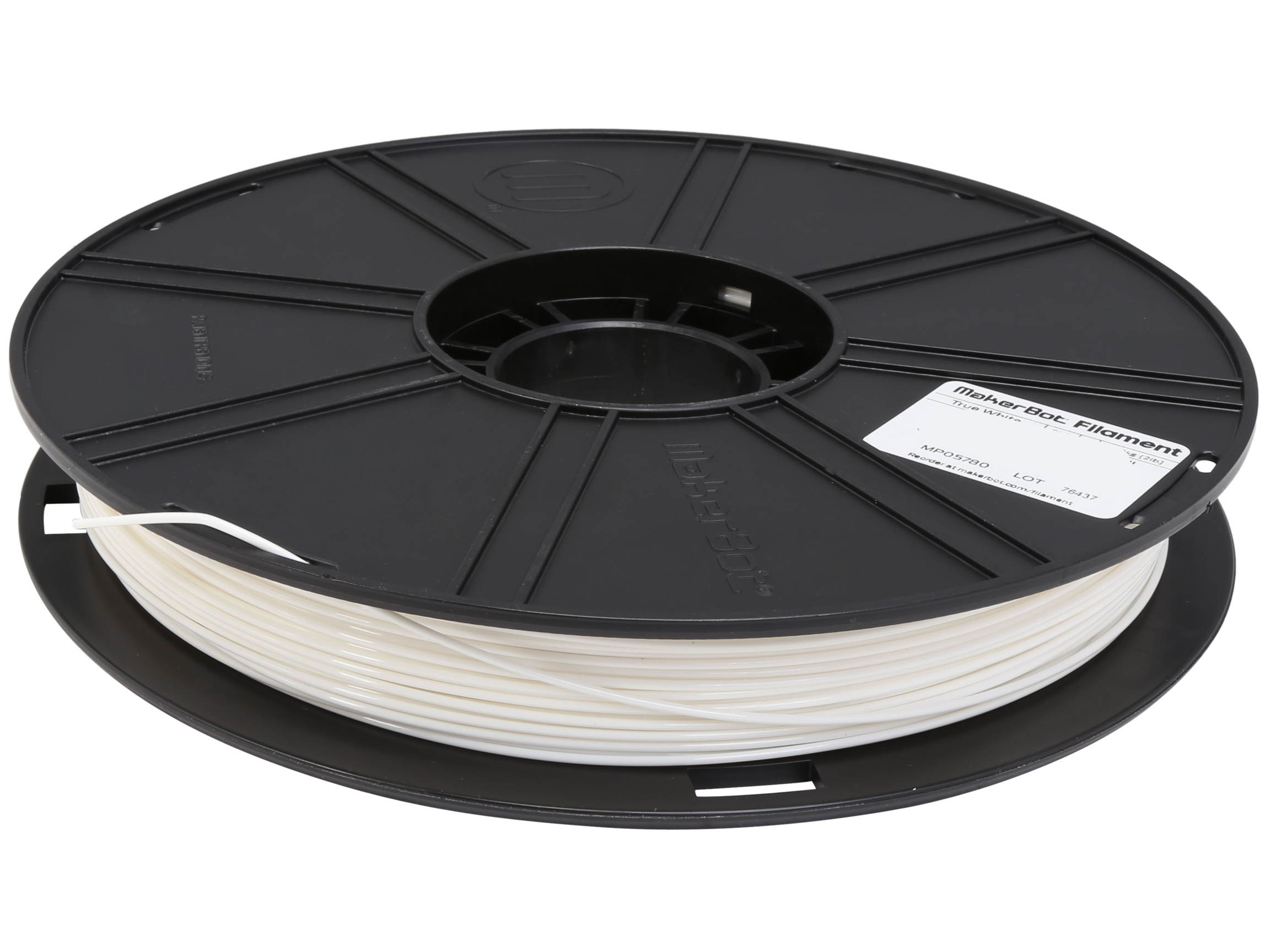 MakerBot True White PLA Filament (Large Spool)