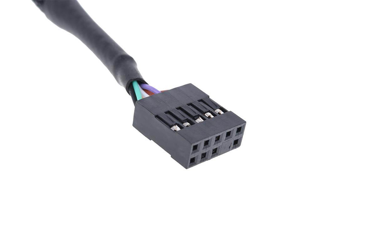 Phobya HD Audio Extension Cable Female/Male 30cm - Black (1013256)