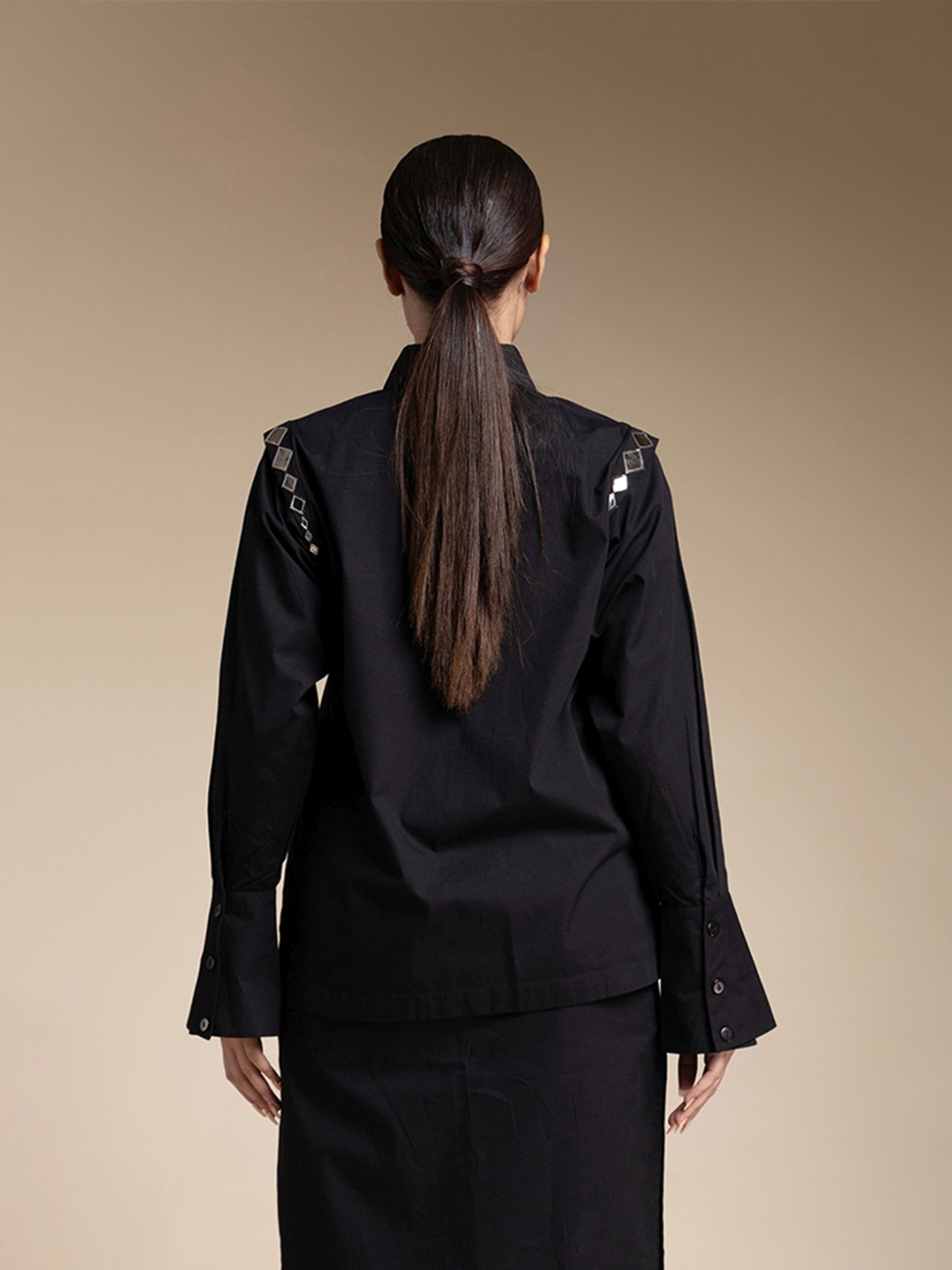 House of Manaa Black Mirror Shirt