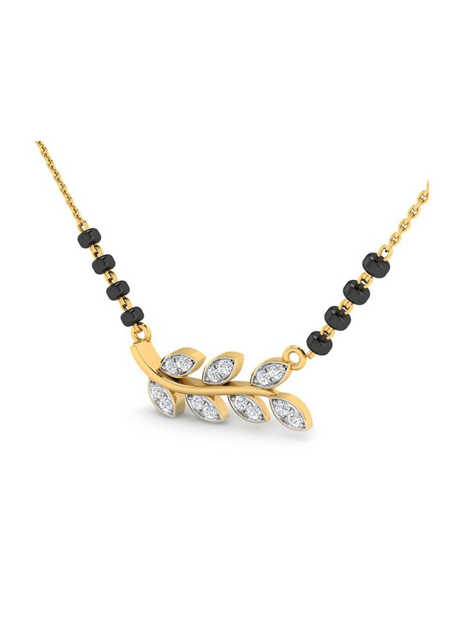 Waman Hari Pethe Jewellers 18k Gold & Diamond Mangalsutra for Women