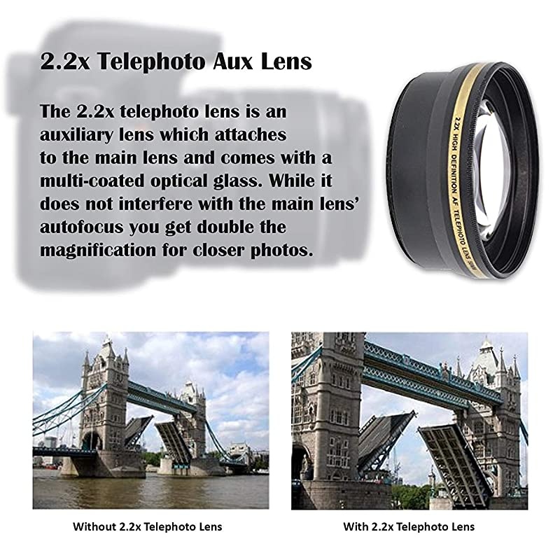 EOS T100/4000D DSLR Camera with 18-55mm f/3.5-5.6 III + Professional Accessory ZeeTech Bundle (Professional Bundle + 64GB)