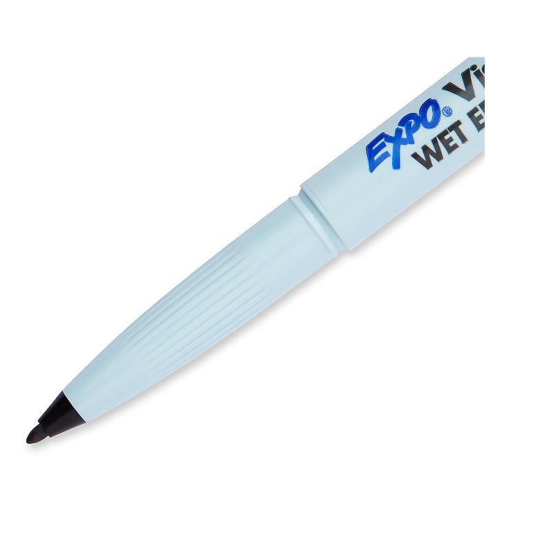 EXPO Vis-`a-Vis Wet-Erase Marker Fine Point Black Dozen 16001