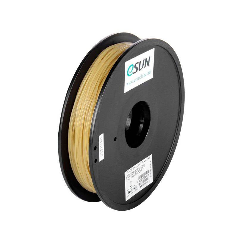eSUN PVA 1.75mm 3D Printers Filament 0.5kg(1.1lb) Spool Water-soluble Consumables Natural Material Refills