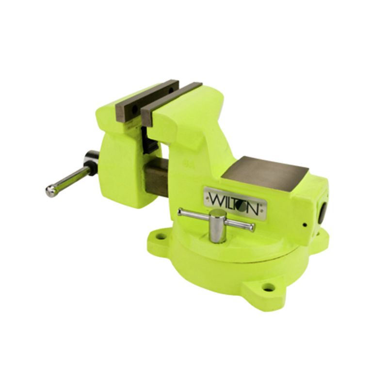 Wilton 63188 1560, High-Visibility Safety Vise, 6 in. Jaw Width, 5-3/4 in. Jaw Opening